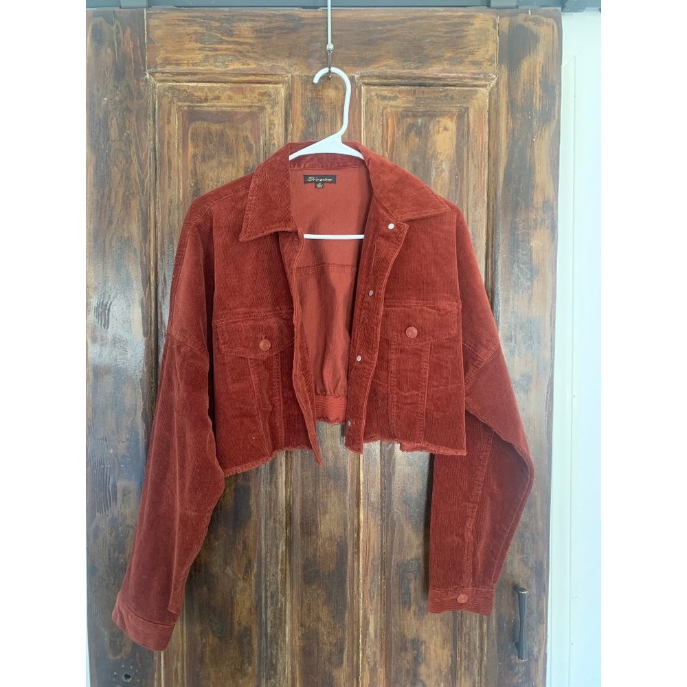 Cropped Corduroy Jacket